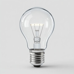 Classic Lightbulb: A Symbol of Illumination , isolated on white background png