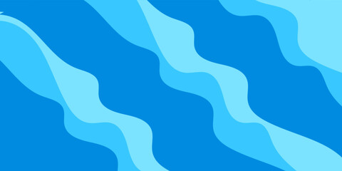 wavy water splash shape, ocean waves. vector illustration