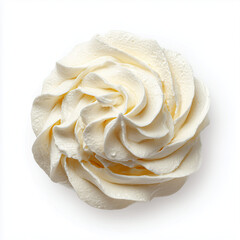 Whipped Cream Dessert Topping , isolated on white background png