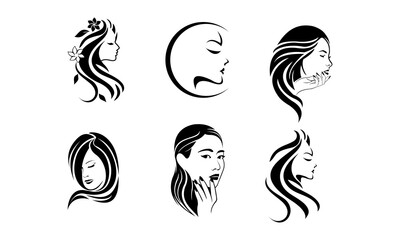 women's face for beauty salon...