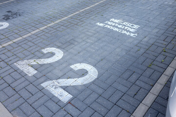 Parking, zakaz parkowania, miejsce prywatne.