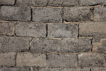 Old red brick wall, mur ściana z czerwonej cegły
