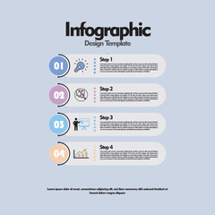 Timeline Creator infographic template. 5 Step timeline journey, calendar Flat simple infographics design template. presentation graph. Business concept with 5 options, gantt vector illustration. eps10