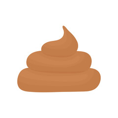 Simple Minimalistic Poop. Dog Walk Cleaning Concept