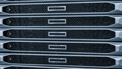 Server racks for big data and internet communications