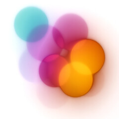 Vibrant Colorful Bokeh Circle Lights Effect  for Festive Design Use PNG