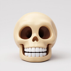 3d human skull