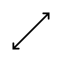 Dual long straight double ended arrow.