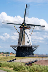 Oranjemolen corn mill in Vlissingen, Netherlands