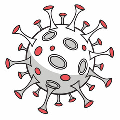 Fototapeta premium 3d rendered illustration of a virus