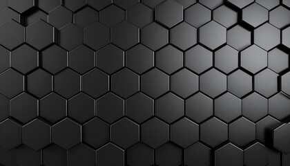 Abstract dark hexagon pattern (3)