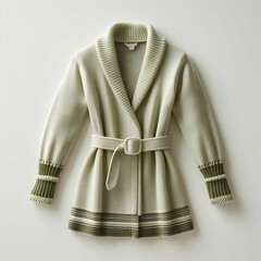 So Beautiful Belted Cardigan isolated