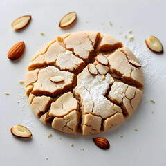 So sweet Almond Cookies isolated