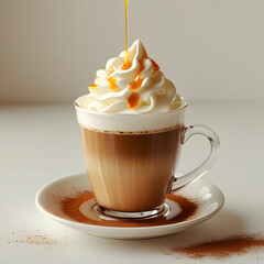 So sweet Caramel Macchiato isolated