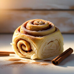So sweet Cinnamon Rolls isolated