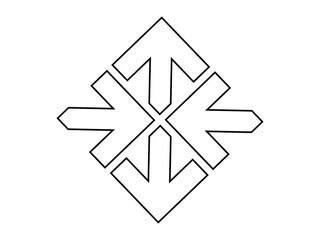 set of arrows template