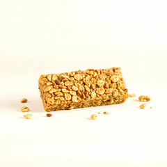 So sweet Nutty Bars Granola isolated