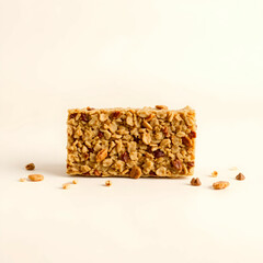 So sweet Nutty Bars Granola isolated