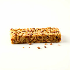 So sweet Nutty Bars Granola isolated