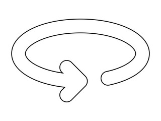 360 rotation arrow icon