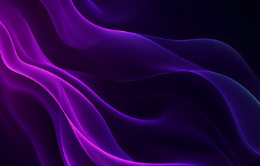 Fototapeta premium Abstract gradient background. Ultraviolet glow on a dark abstract background. Empty wallpaper template