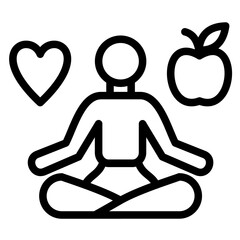 Self-Care Vector Style Icon