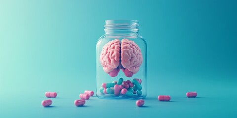 Supplements in a jar for cognitive function.