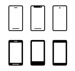 Phone black icon isolated on white background Phone black icon isolated on white background No mobile phone, no smartphone. no sign. no smartphone allowed icon. Vector illustration.	