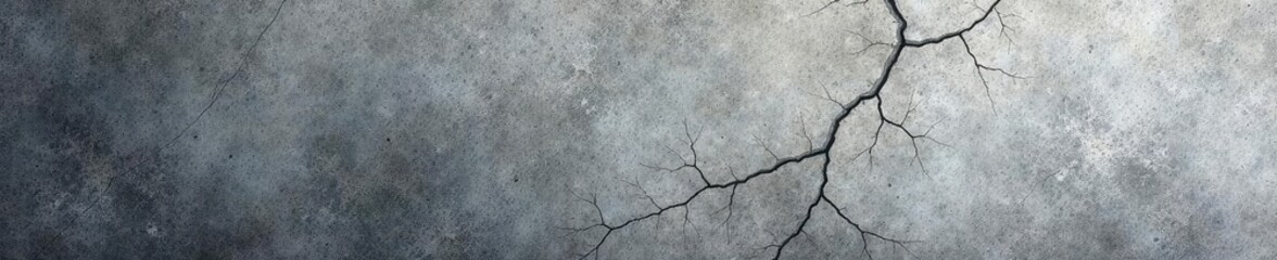 Obraz premium Rough, gray concrete; cracks, pitting visible, building, macro photography