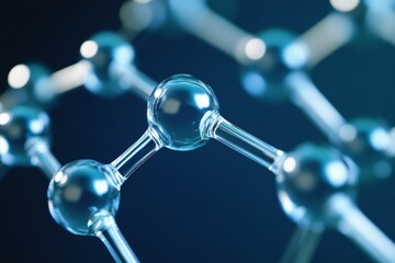 A clear representation of a molecular model showing the atomic structure and bonds of methane gas, with a diamond graphic to indicate its crystalline form.