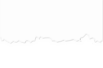 Torn white paper with shadow. Isolated