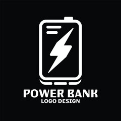 Power Bank Vector Logo Design