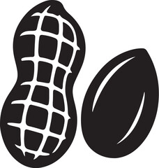 বাদাম vector art 