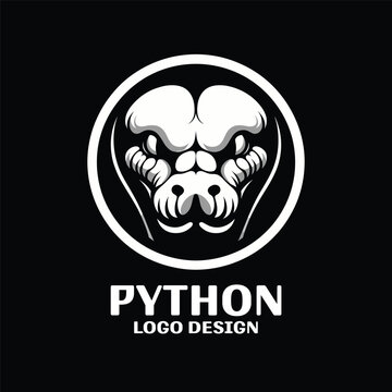Python Vector Logo Design