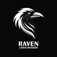Raven Vector Logo Design