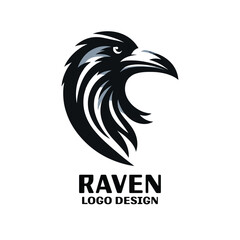 Raven Vector Logo Design