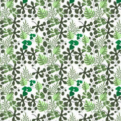 Modern Seamless Colorful Geometric Pattern with Vibrant Abstract Shapes – Trendy Repeating Background for Textile, Wallpaper, Wrapping, and Digital Design