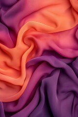 match gradient Vibrant, flowing fabric in shades of orange, pink, and purple, creating a soft, textured background.