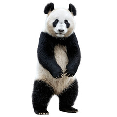 Obraz premium panda bear isolated on transparent background