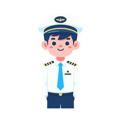 
illustration design of a pilot