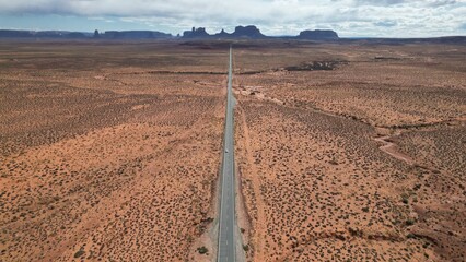 Forrest Gump Point from drone (Navajo reservation)