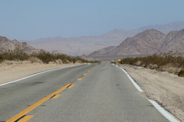 endless road in Arizona