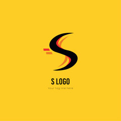 Vector minimal and unique letter logo design. 
