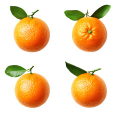 Fresh Delicious Clementine fruit on Transparent png