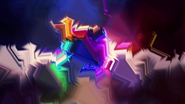 Ranbow Color Glowing Background Pattern Design. Shape Design Pattern Background. Texture, Glowing, Text, Lines Background, Abstract Motion Background.