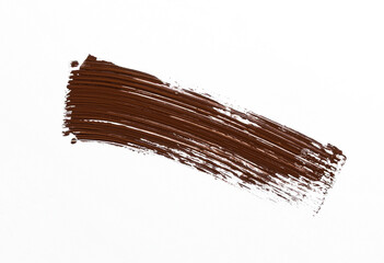 brown mascara swatch, make up swatch, cosmetics textures, mascara, eyebrow mascara