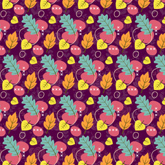 Seamless Hand Drawn Vintage Floral Pattern with Delicate Botanical Illustrations, Retro-Inspired Blooming Flowers, and Ornamental Garden Elements for Textile, Wallpaper, Fabric, and Packaging Design