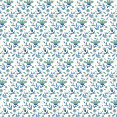 Seamless Hand Drawn Vintage Floral Pattern with Delicate Botanical Illustrations, Retro-Inspired Blooming Flowers, and Ornamental Garden Elements for Textile, Wallpaper, Fabric, and Packaging Design