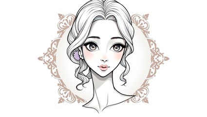 portrait of the girl