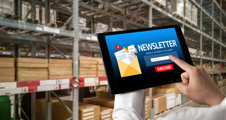 newsletter signup page on computer for customer to subscribe snugly newsletter update information to subscriber